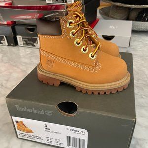 TODDLER TIMBERLAND PREMIUM 6-INCH WATERPROOF BOOTS size 4